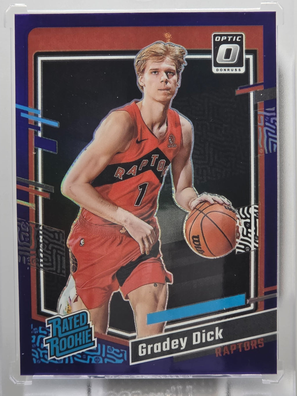 2023-24 Donruss - Gradey Dick (RC) - Purple Prizm - #212