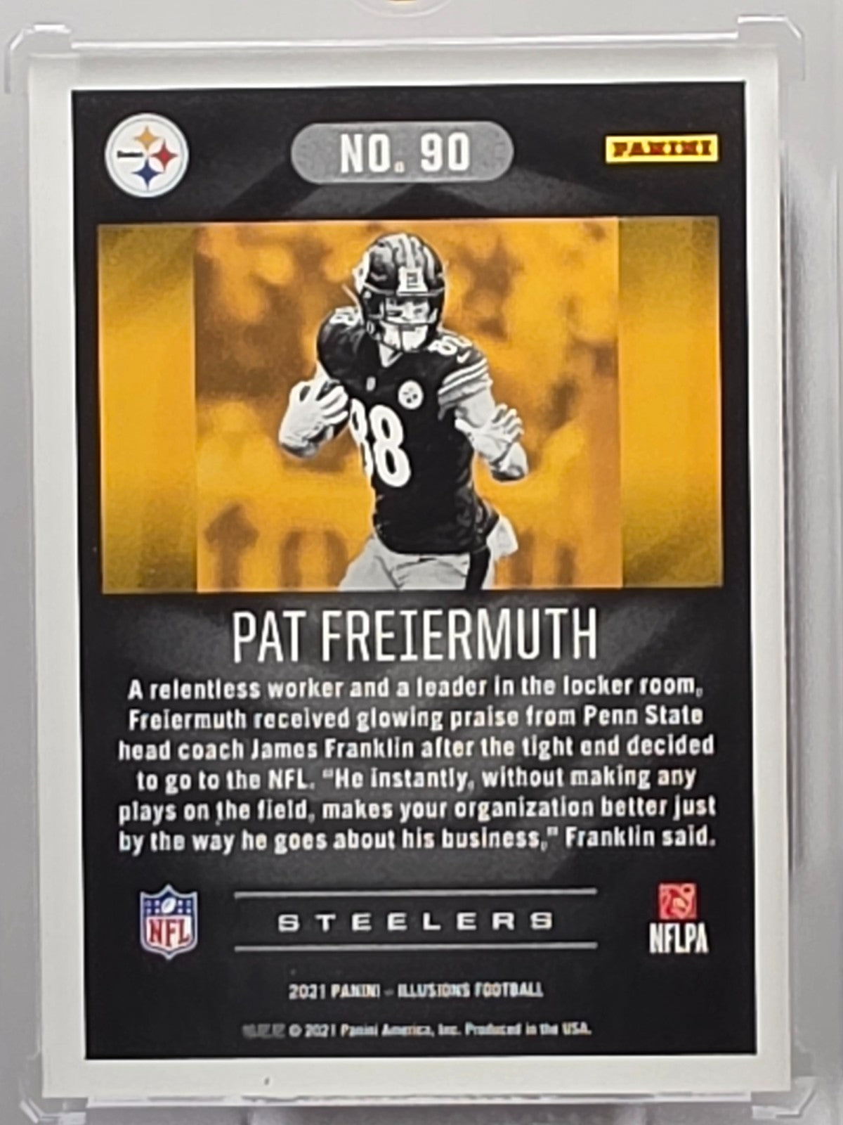 2021 Panini Illusions - Pat Freiermuth (RC) - 499/499 Bookend - #90