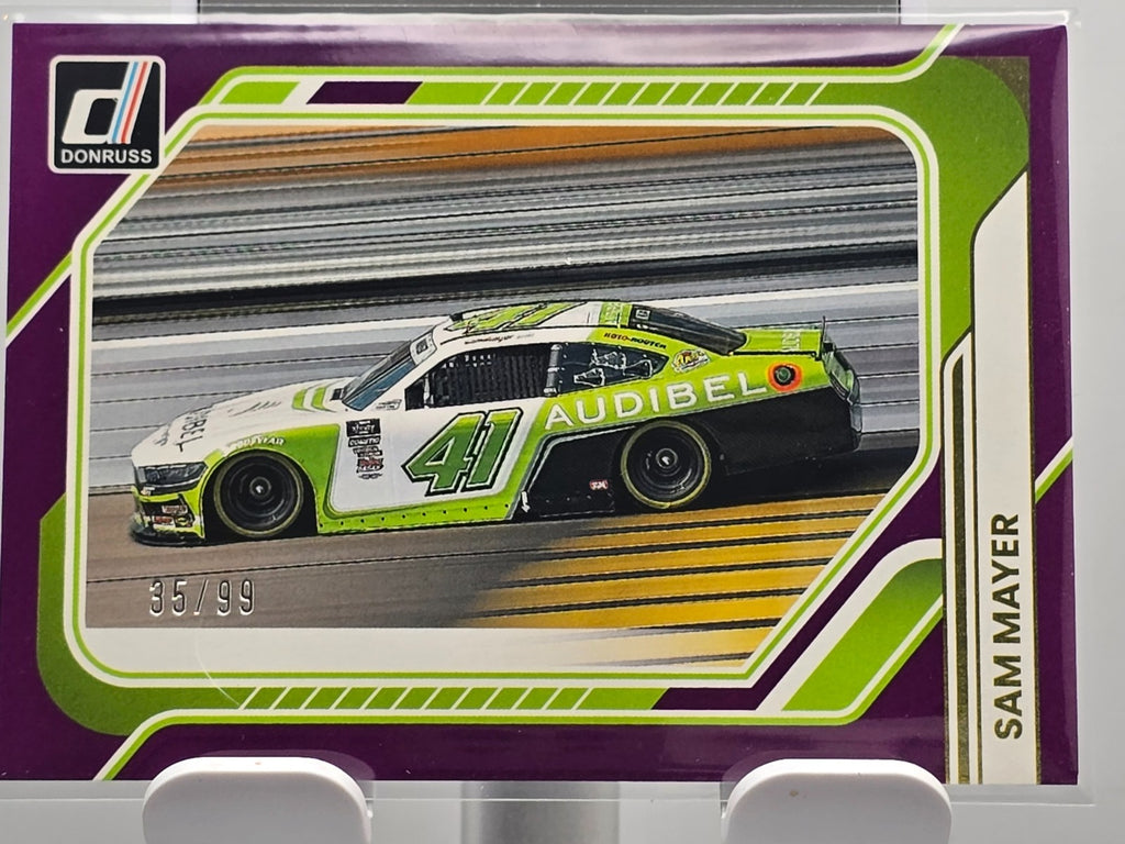 2026 Donruss NASCAR Racing - #176 Sam Mayer  - Purple /99