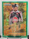 2025 Panini Prizm Racing -  #4 Christopher Bell - Pot Of Gold - Green /25