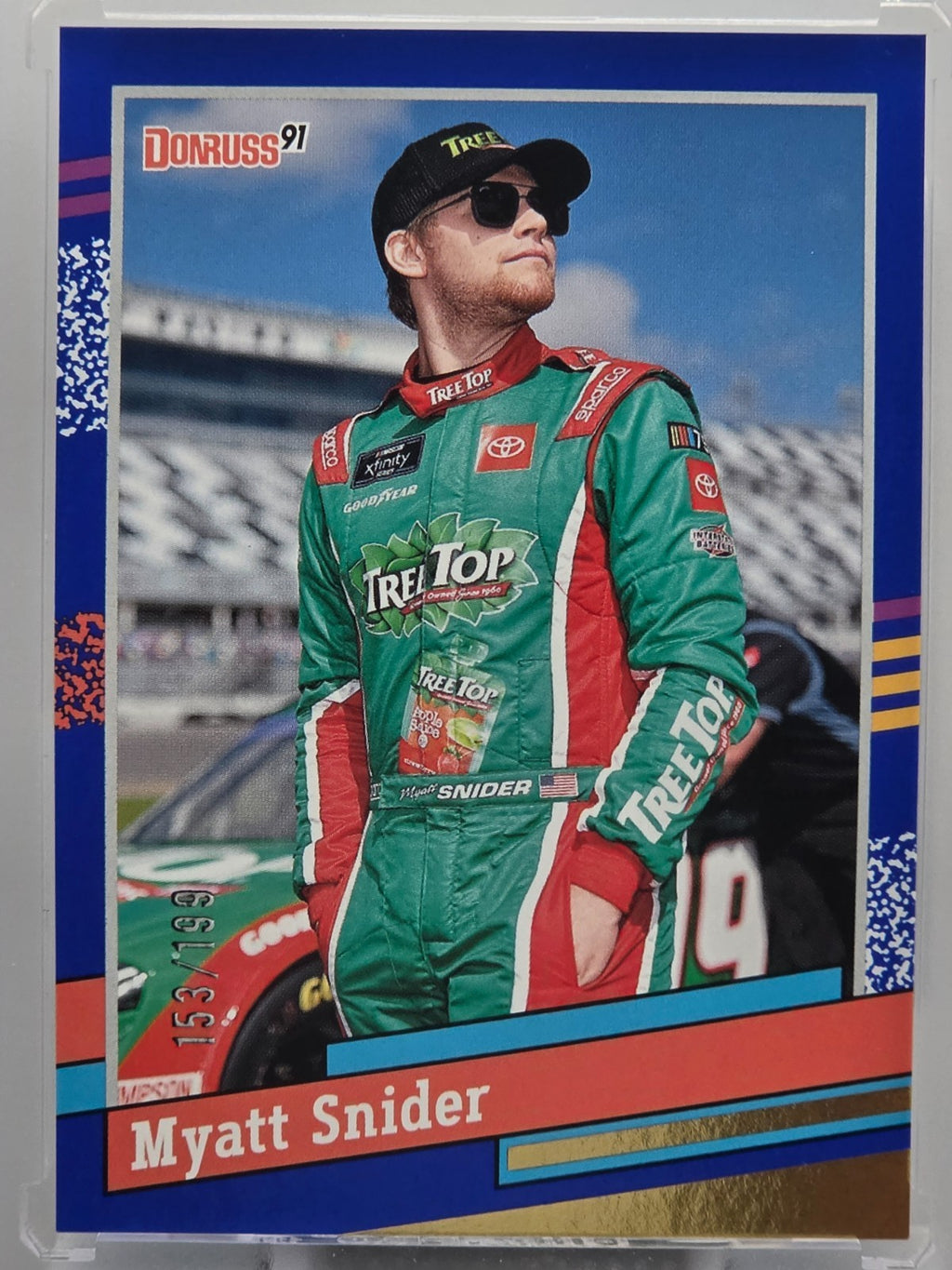 2024 Panini Donruss - Myatt Snider - Throwback Blue /199 - #126 - Buy 3 Get 1