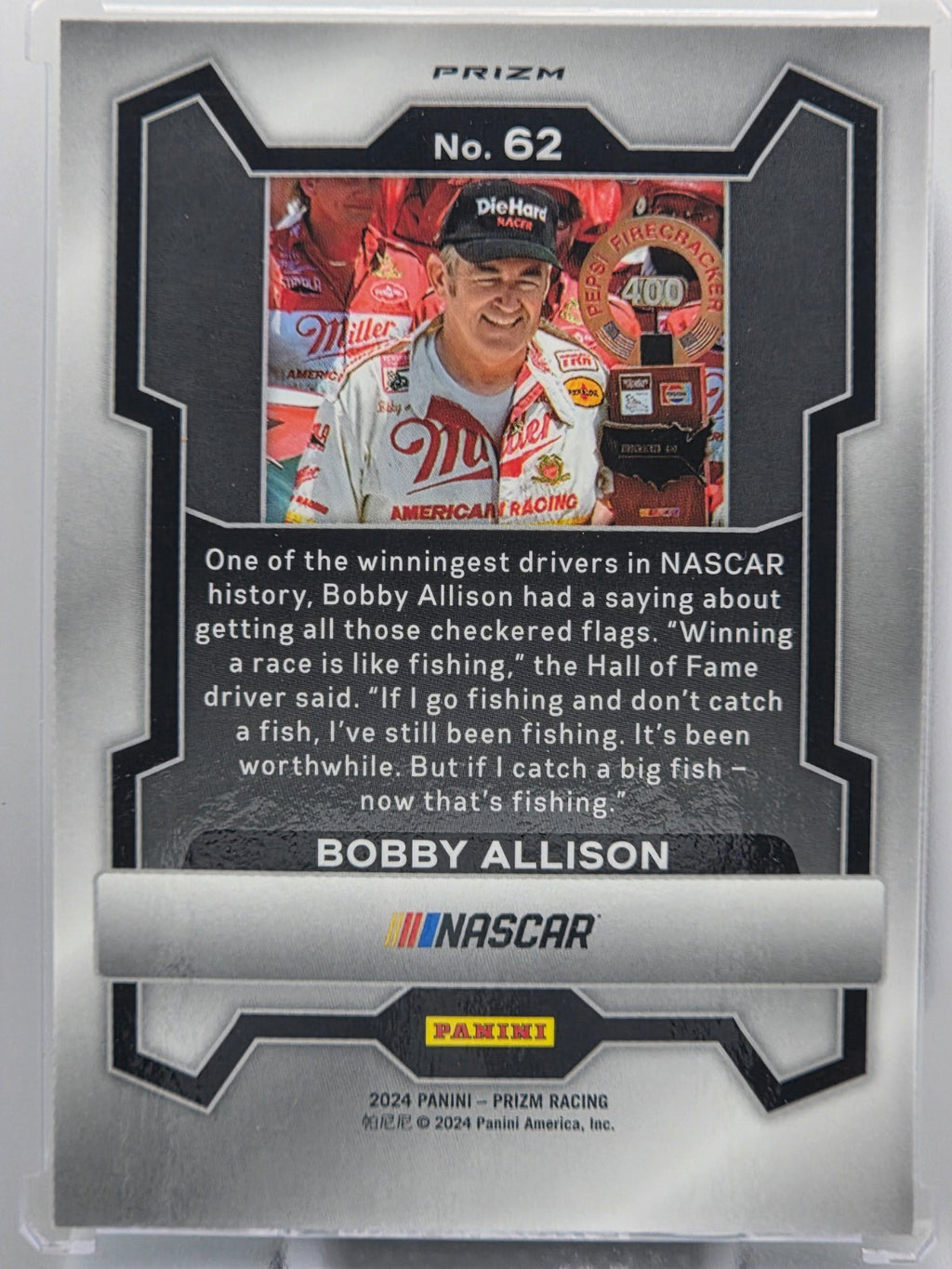 2024 Prizm Racing - Bobby Allison - Green Prizm - #62 - Buy 3 Get 1 Free!