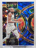 2023-24 Panini Select - Kevin Durant - Blue Cracked Ice Prizm - #199