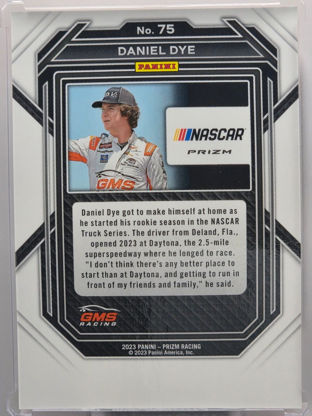 2023 Prizm Racing - Daniel Dye - Reactive Orange - #75 - Buy 3 Get 1 Free!