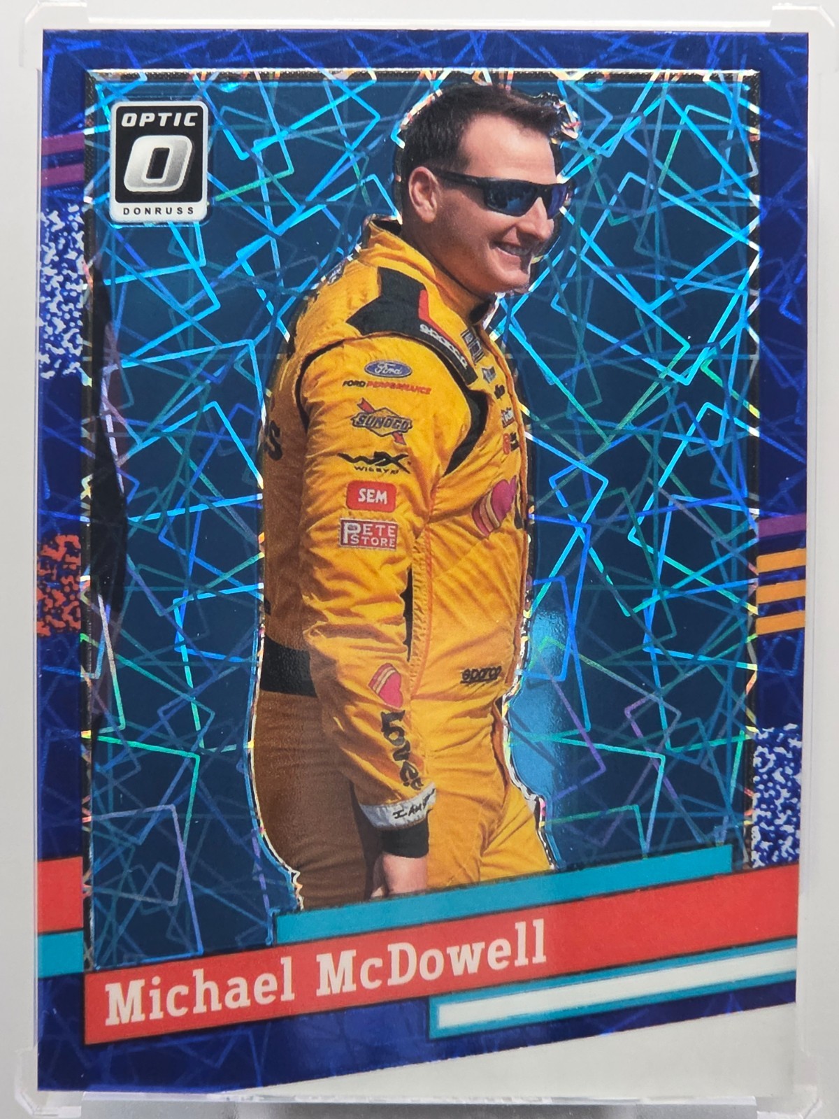 2024 Panini Donruss - Michael McDowell - Blue Velocity - #157 - Buy 3 Get 1!