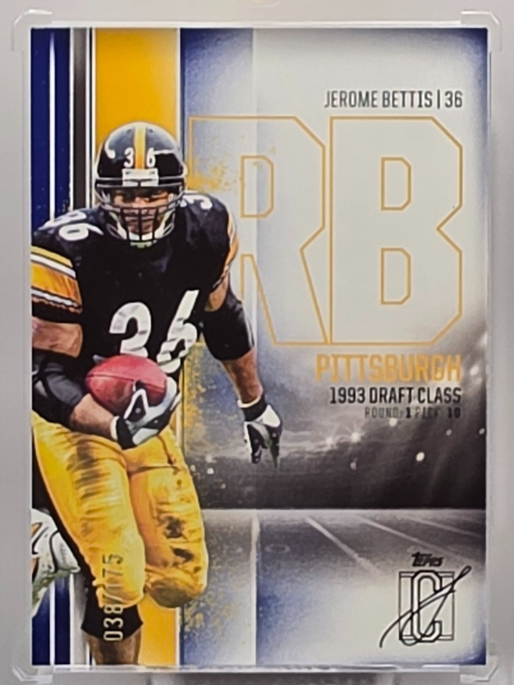 2025 Topps Signature - Jerome Bettis - Indigo /125 - #49