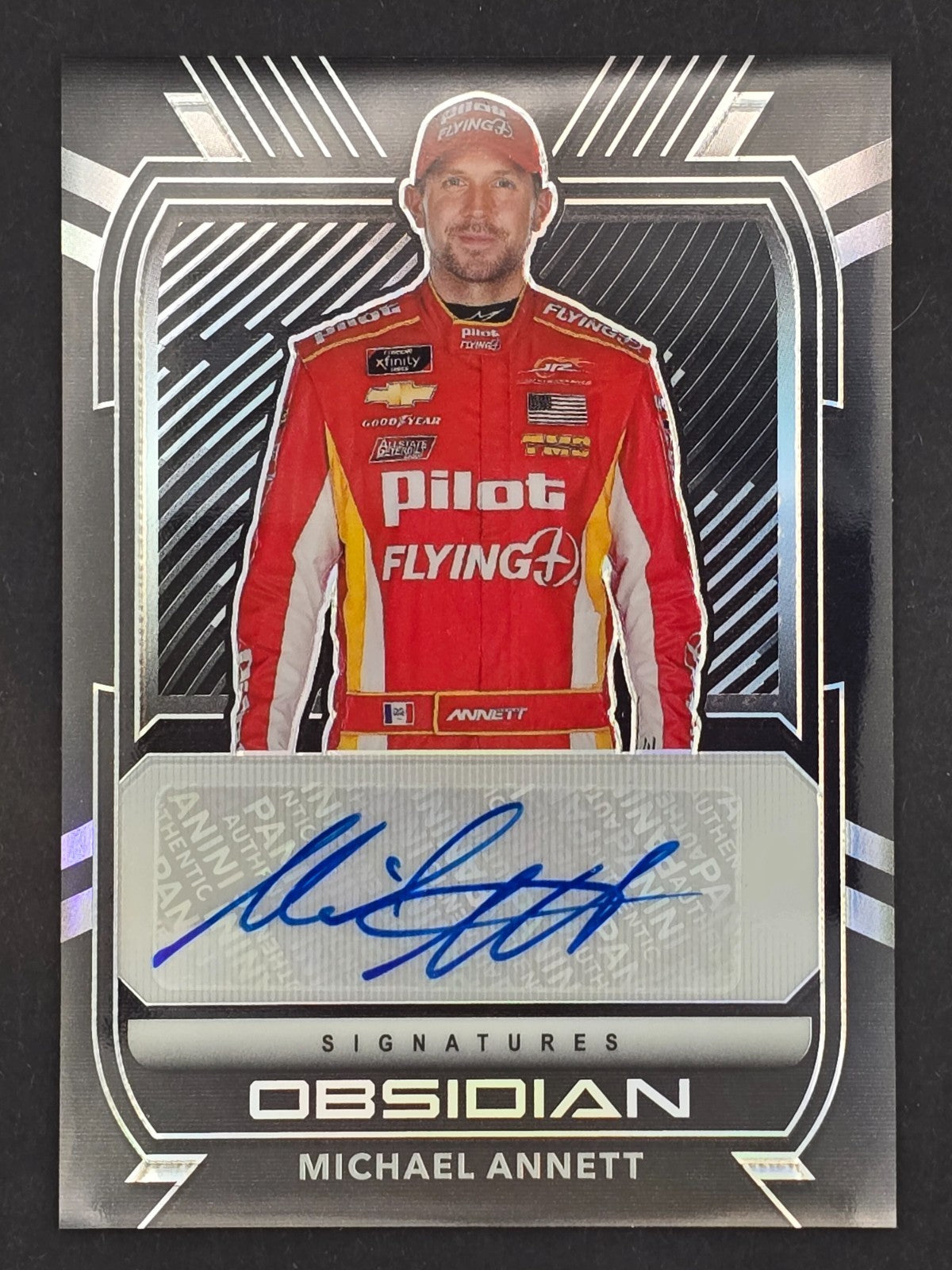 2021 Chronicles Racing - Michael Annett - Obsidian Autograph - #OS-MA