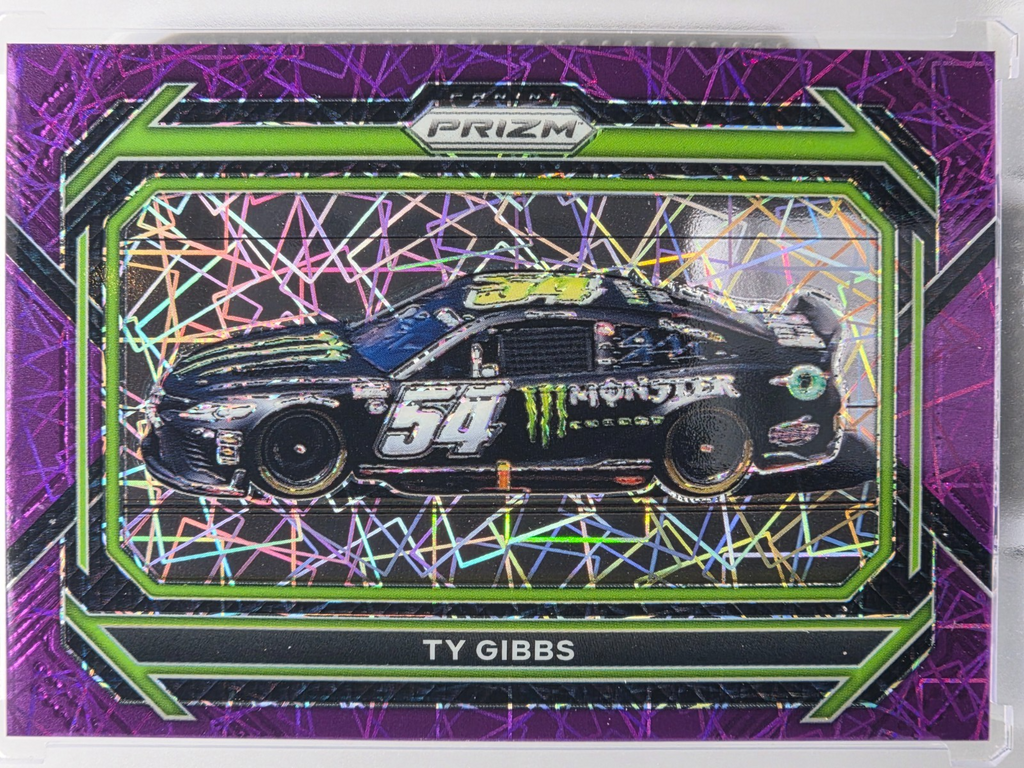 2023 Prizm Racing - Ty Gibbs - Purple Velocity /199 - #99