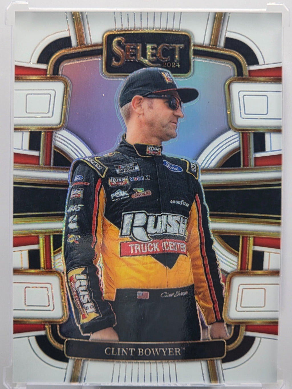 2024 Panini Select - Clint Bowyer - White Prizm /99 - #17 - Buy 3 Get 1