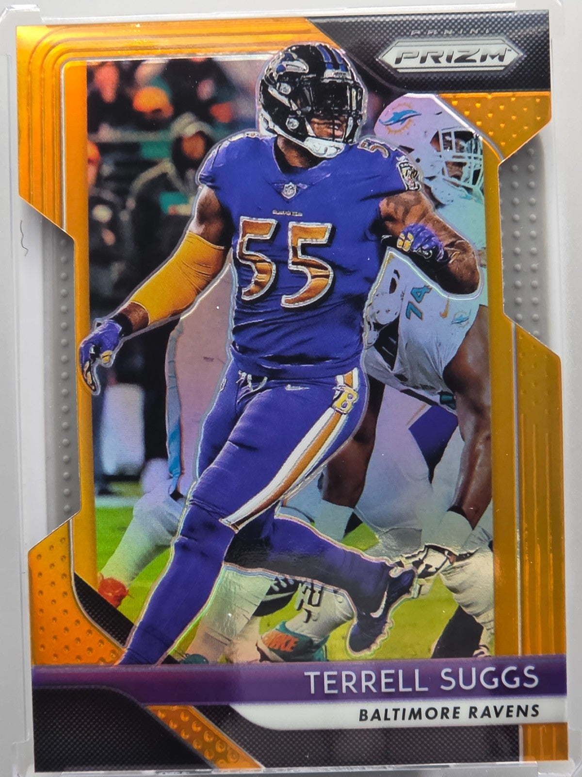 2018 Panini Prizm - Terrell Suggs - Orange Prizm /249 - #183