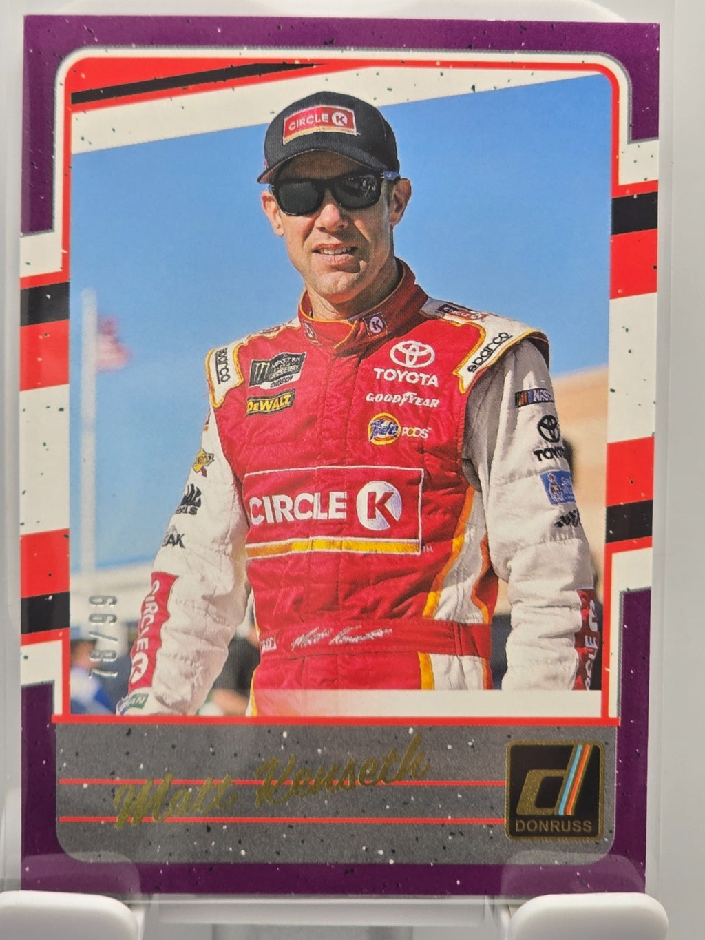 2026 Donruss NASCAR Racing - #123 Matt Kenseth - Throwback - Purple Base /99