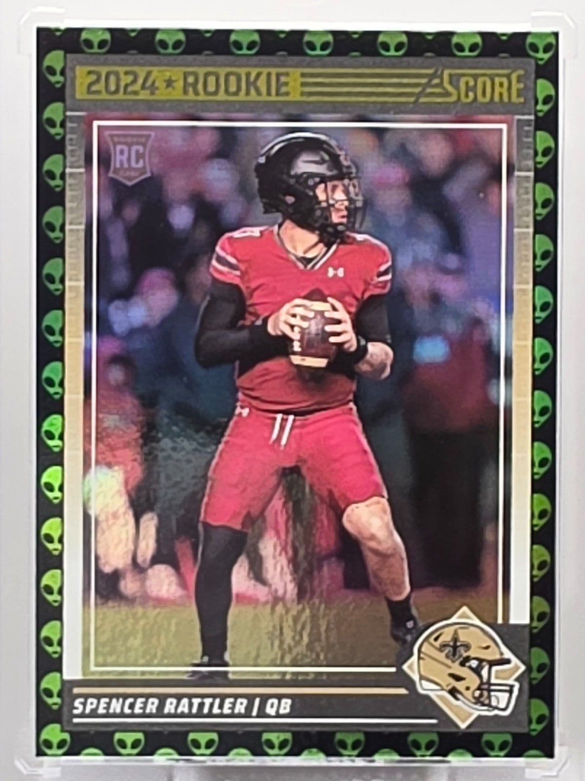 2024 Panini Score - Spencer Rattler (RC) - Extraterrestrial - #345