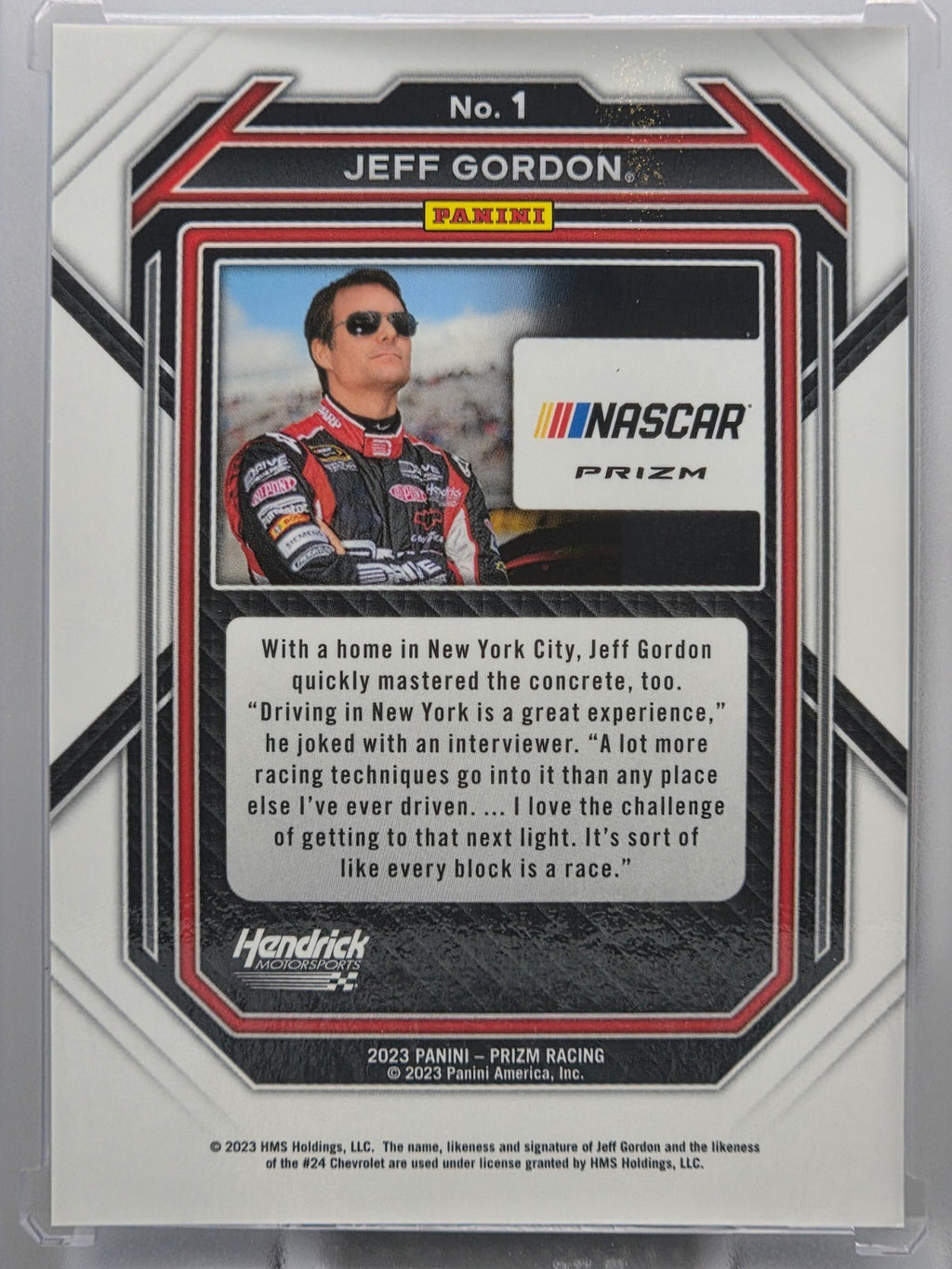 2023 Prizm Racing - Jeff Gordon - Blue & Carolina Blue Hyper Prizm - #1