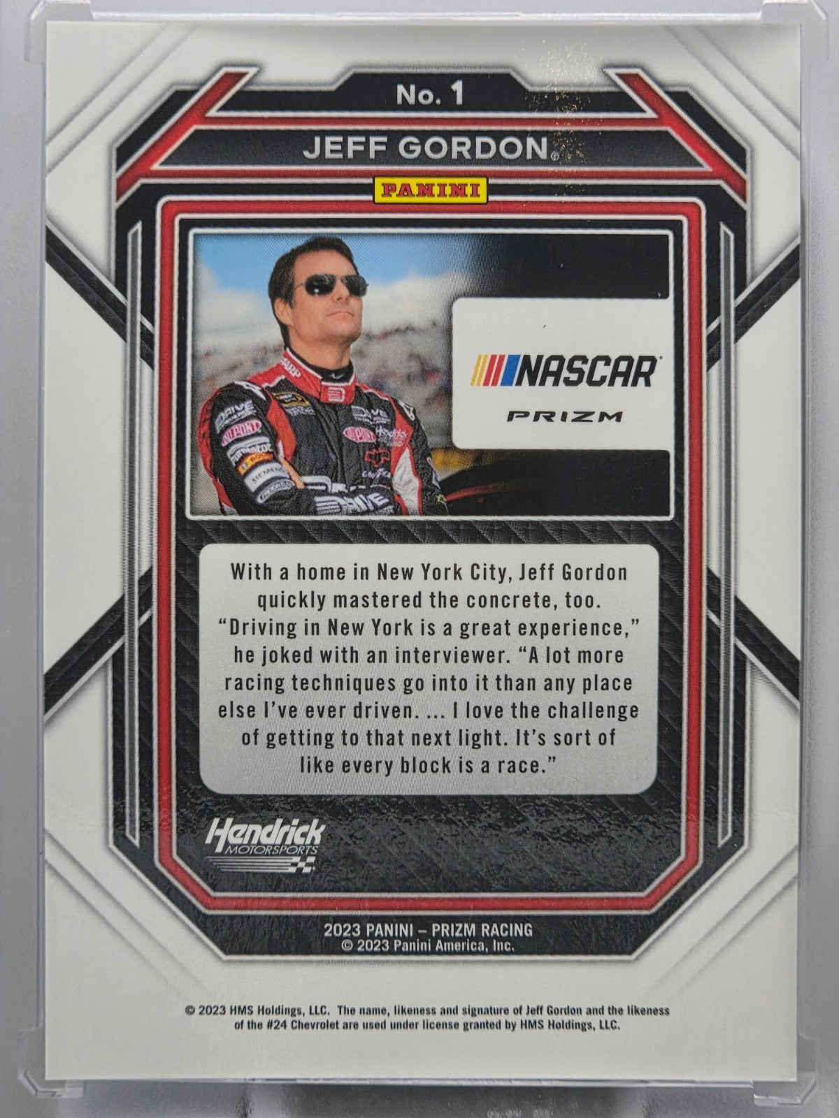 2023 Prizm Racing - Jeff Gordon - Blue & Carolina Blue Hyper Prizm - #1