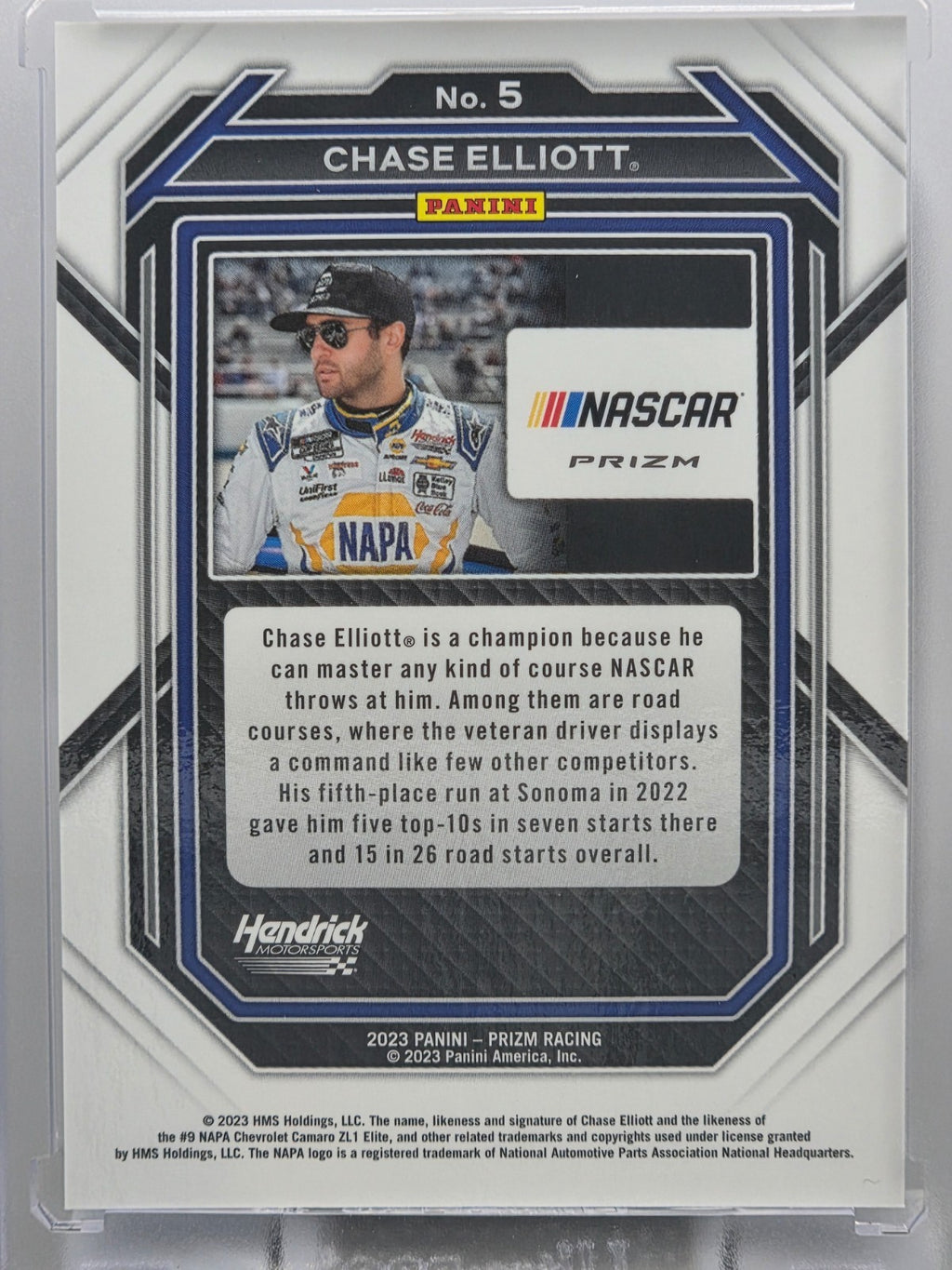 2023 Prizm Racing - Chase Elliott - Blue & Carolina Blue Hyper Prizm - #5