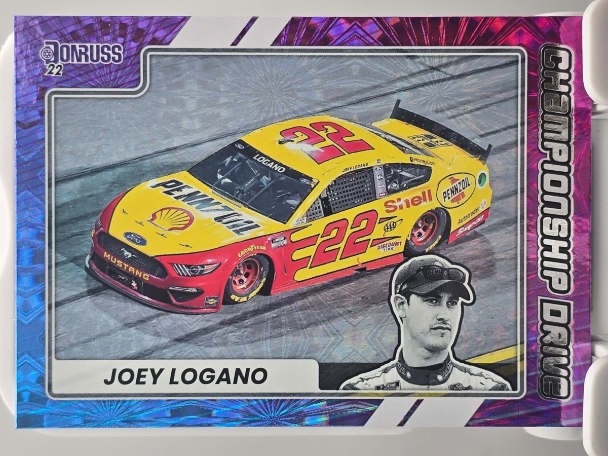 2022 Panini Donruss Racing - Joey Logano #CD3 - Championship Drive