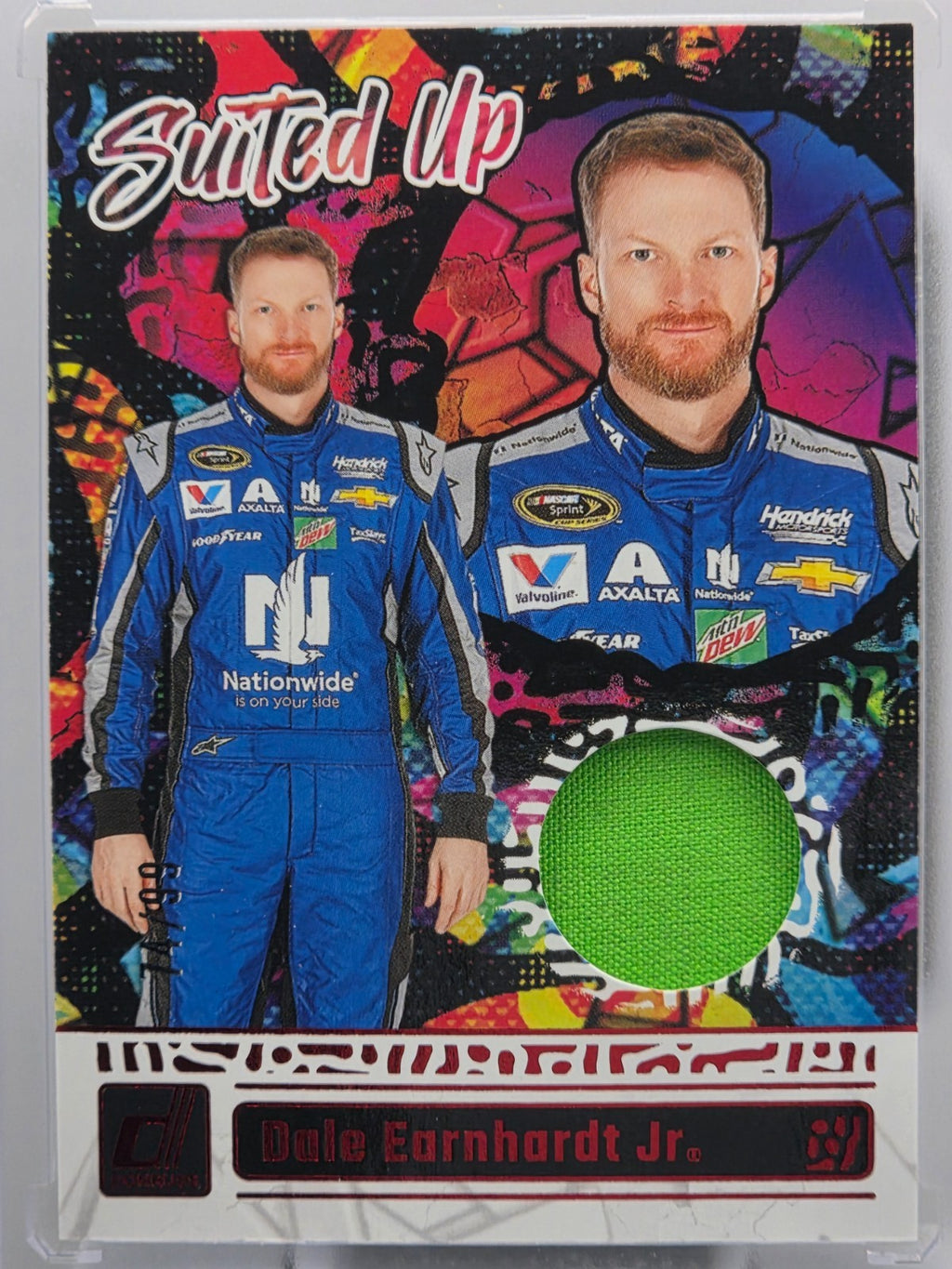 2024 Panini Donruss Racing - Dale Earnhardt Jr. - Suited Up Red /99 - #SU-DEJ