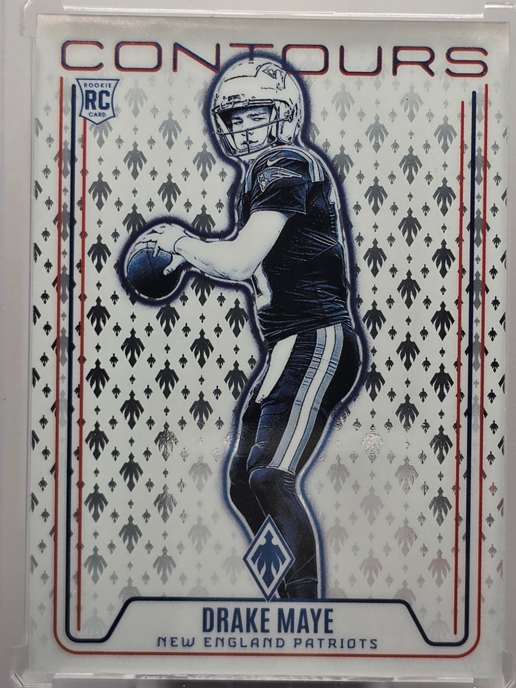 2024 Panini Phoenix Football - Drake Maye (RC) - Contours - #CON-DME