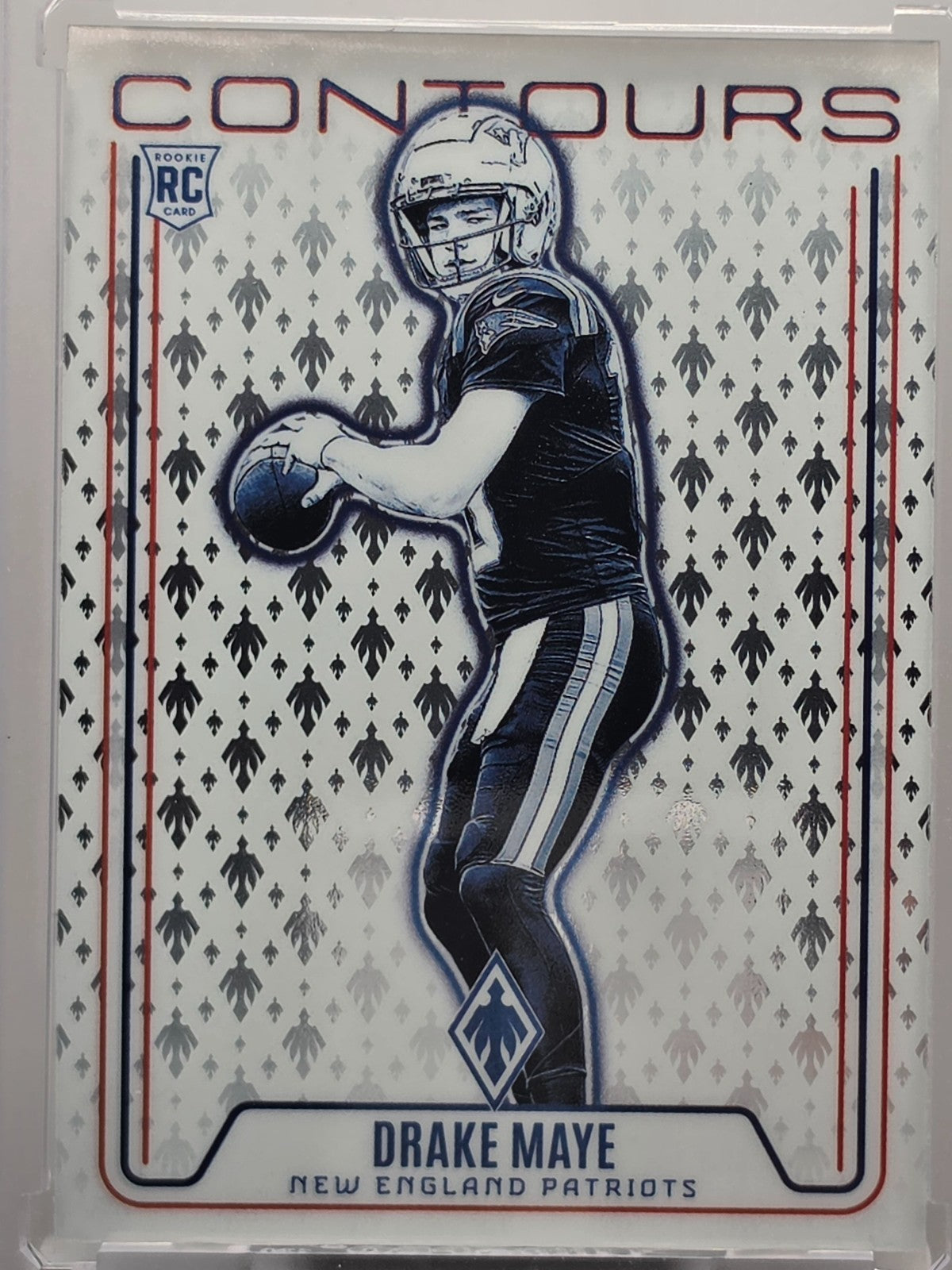 2024 Panini Phoenix Football - Drake Maye (RC) - Contours - #CON-DME