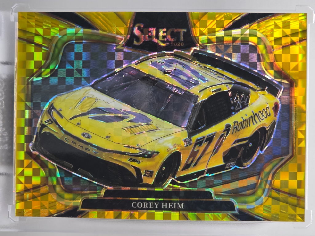2026 Select Racing - Corey Heim - Pit Road FOTL /13 - Gold Power Prizm #123