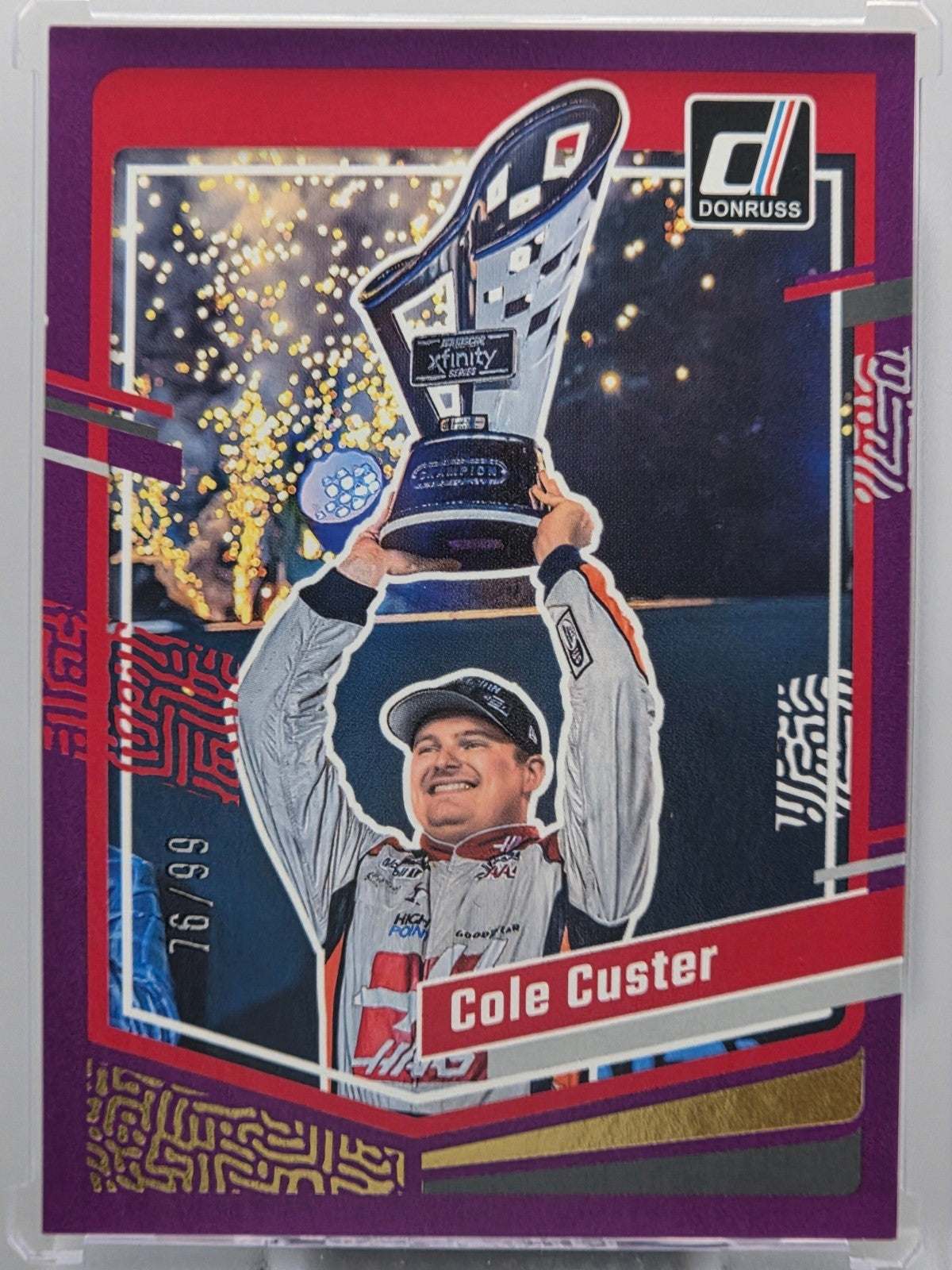 2024 Panini Donruss - Cole Custer - Purple /99 - #57 - Buy 3 Get 1