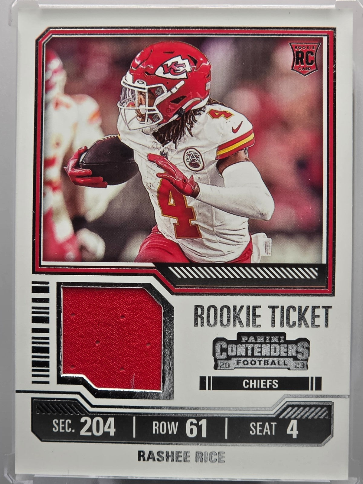 2023 Panini Contenders - Rashee Rice (RC) - Ticket Swatch - #TS28