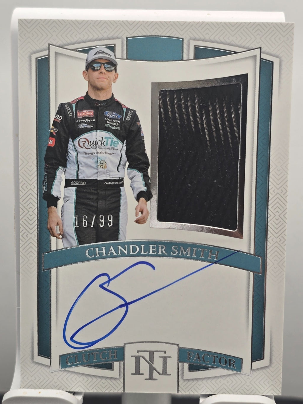 2025 Panini National Treasures - #CFS-CST Chandler Smith - Clutch Factor /99