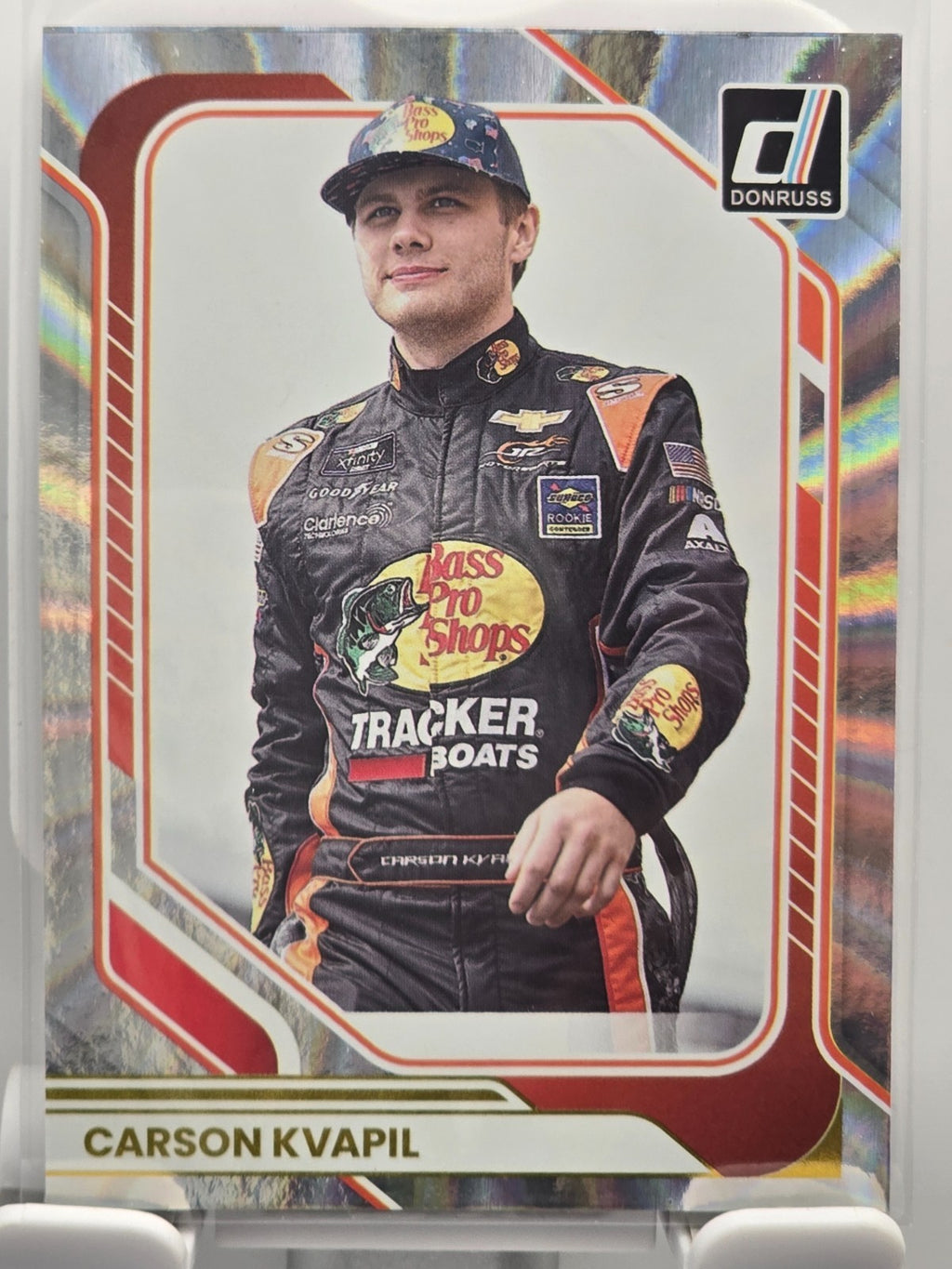 2026 Donruss NASCAR Racing - #89 Carson Kvapil - Laser Base SP