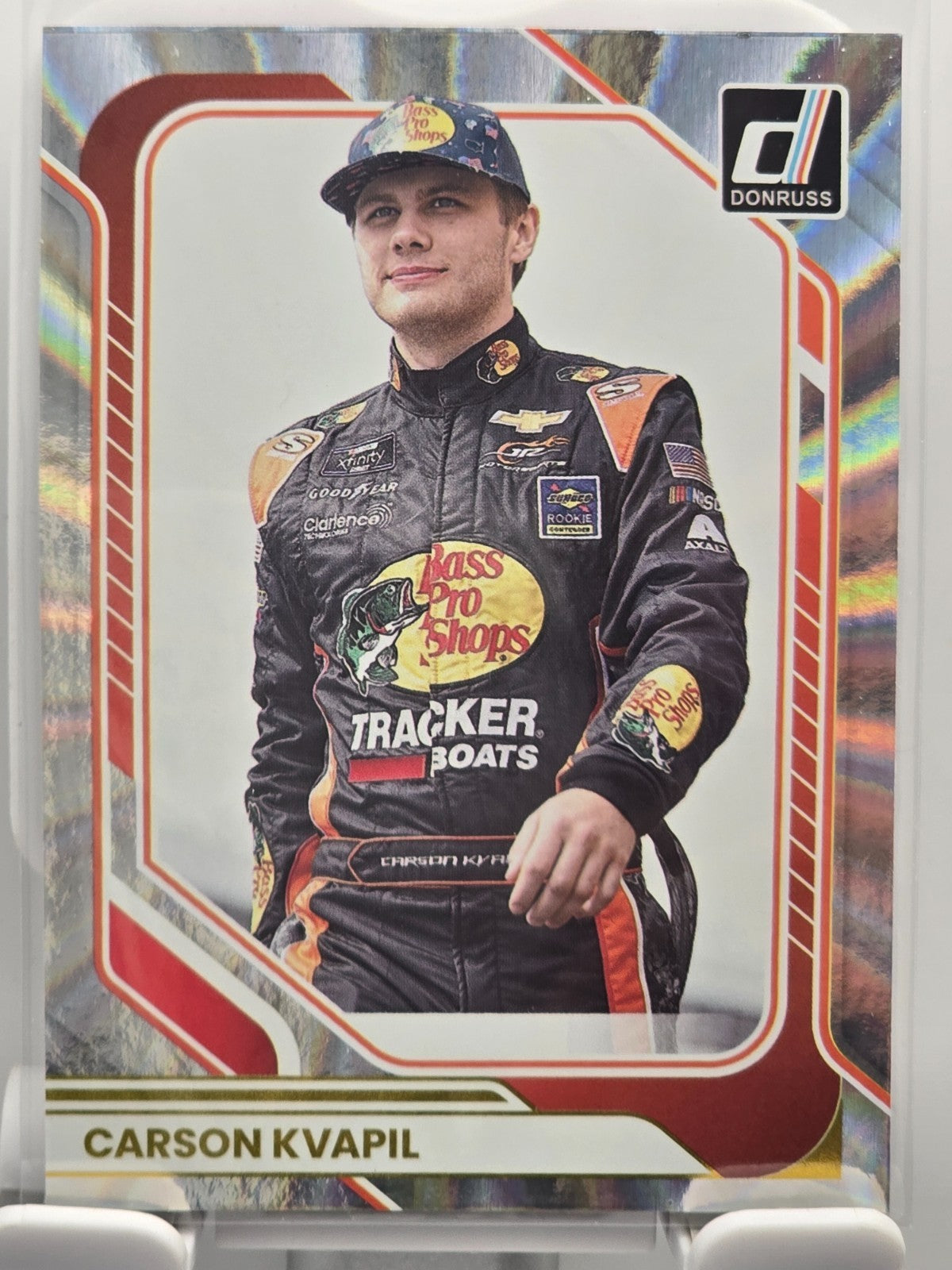2026 Donruss NASCAR Racing - #89 Carson Kvapil - Laser Base SP