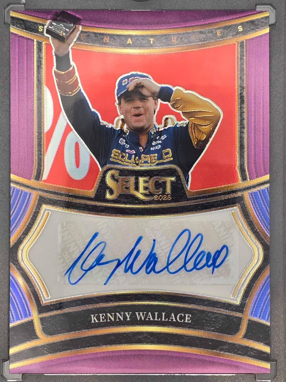 2025 Panini Select - Kenny Wallace - Signatures /49 - #S-KWC