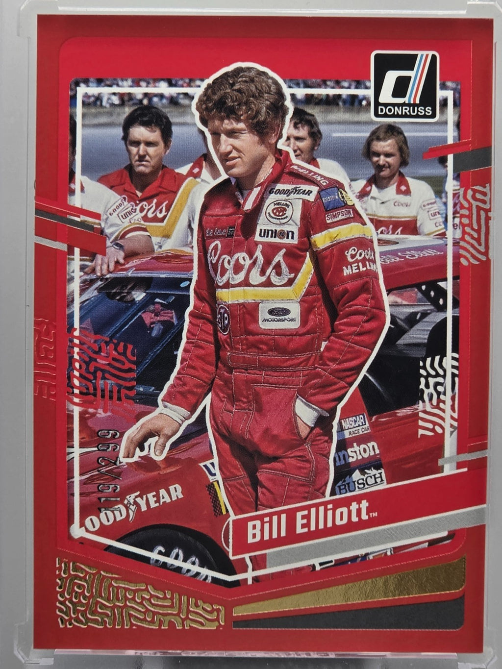 2024 Panini Donruss - Bill Elliott - Red /299 - #66 - Buy 3 Get 1