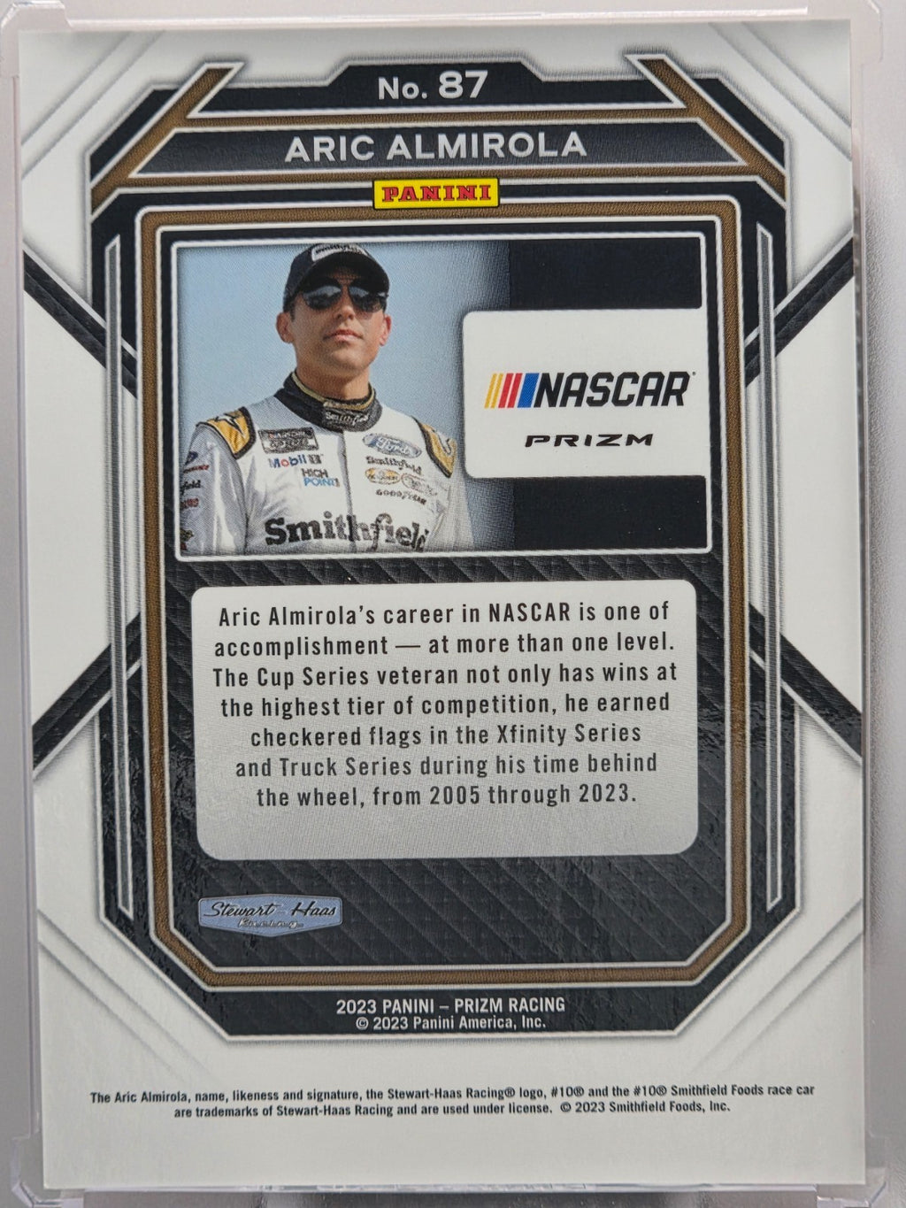 2023 Prizm Racing - Aric Almirola - Reactive Orange - #87 - Buy 3 Get 1 Free!