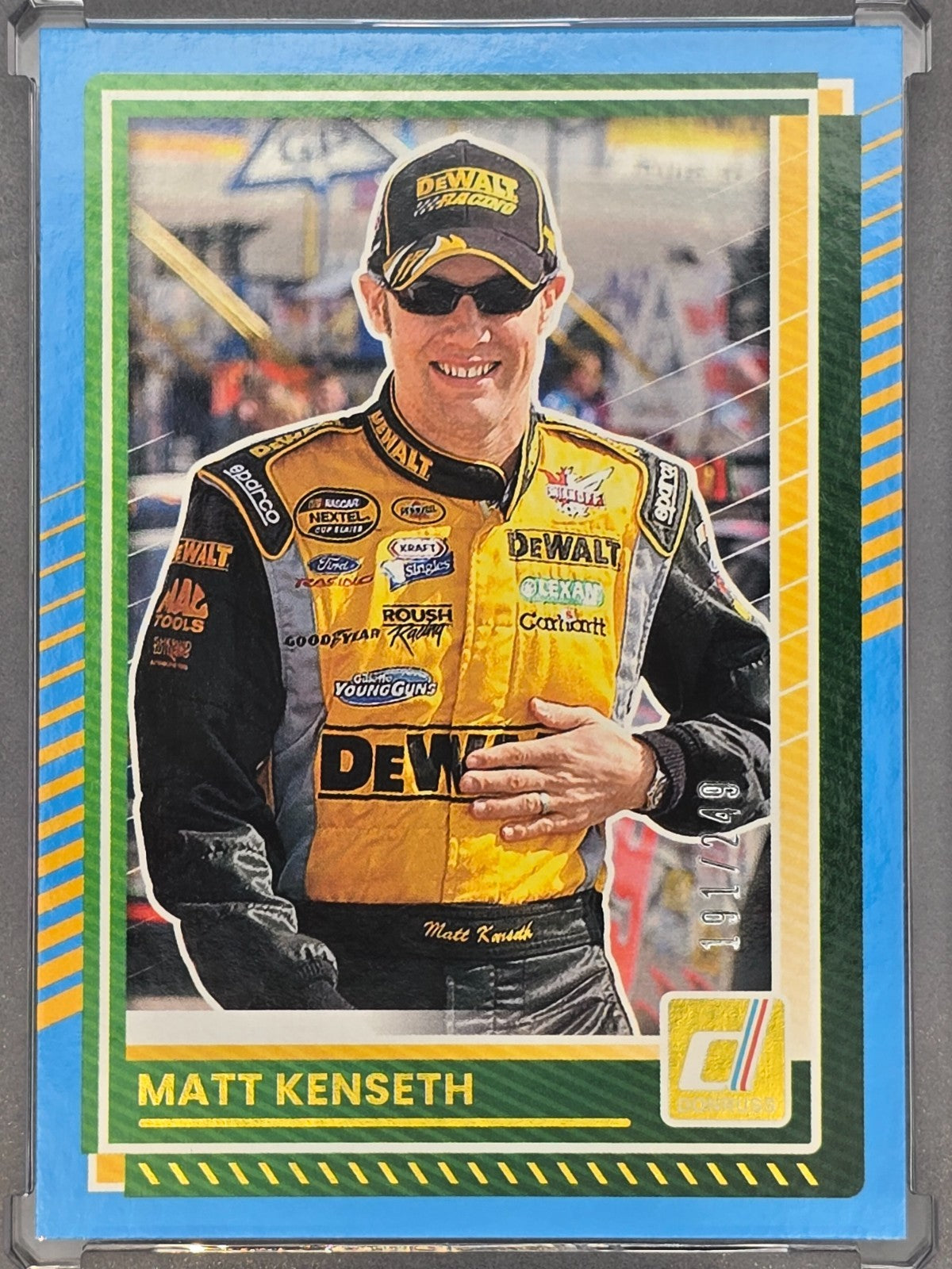 2025 Donruss NASCAR Racing - #28 Matt Kenseth - Carolina Blue /249