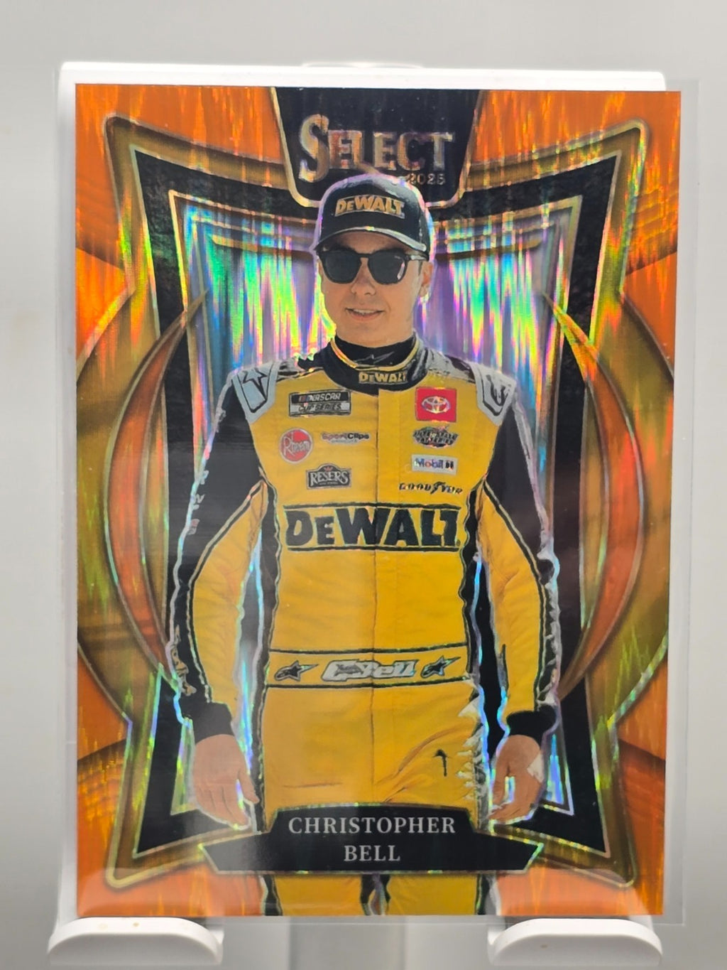 2025 Select Nascar Racing - #82 Christopher Bell - Grandstand - Orange Flash