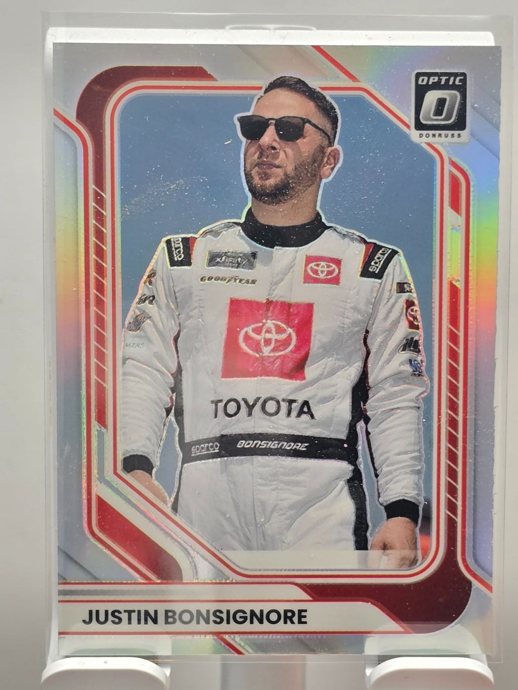 2026 Donruss NASCAR Optic Racing - #83 Justin Bonsignore - Holo/SIlver