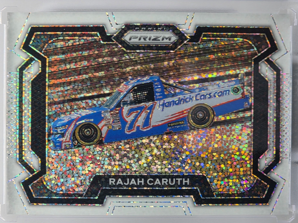 2024 Prizm Racing - Rajah Caruth - White Sparkle Prizm - #22