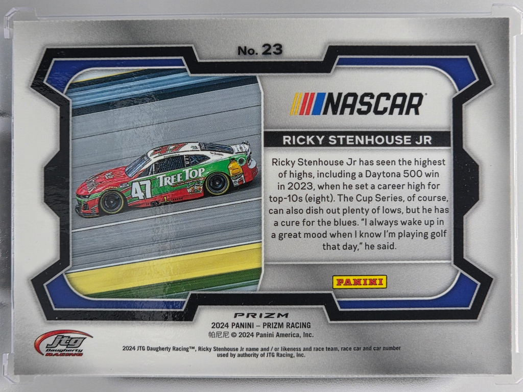 2024 Prizm Racing - Ricky Stenhouse Jr. - Green Ice Prizm - #23 - Buy 3 Get 1!