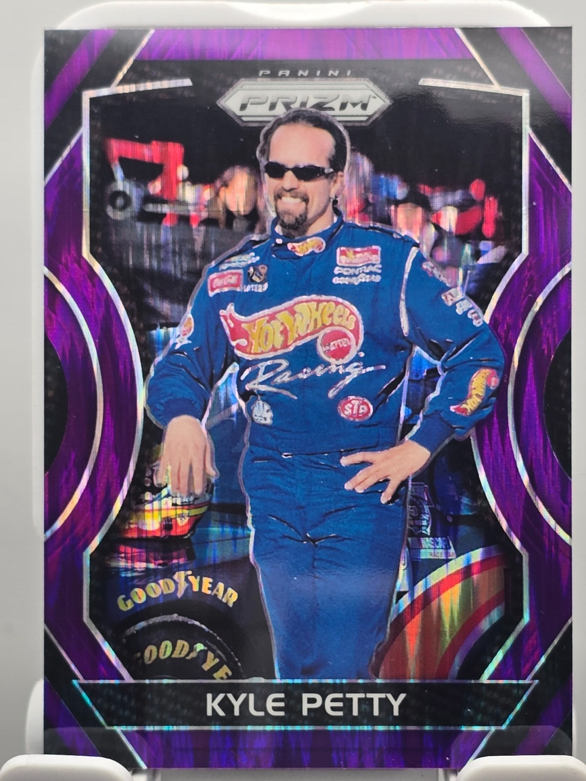 2018 Panini Prizm Racing - Kyle Petty #49 - Purple Flash