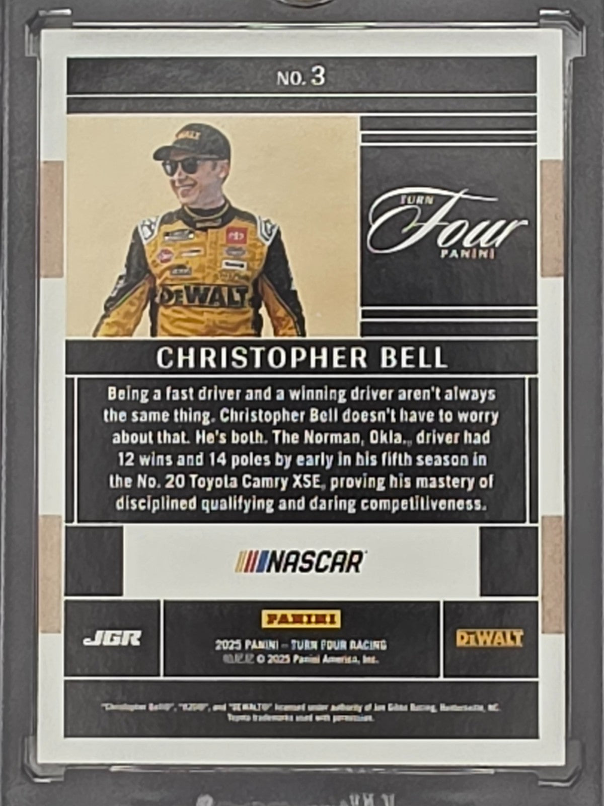 2025 Panini Turn Four - Christopher Bell - Gold Base /10 - #3