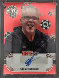 2025 Leaf Metal Poker Prismatic Red #ASB1 Steve Buckner Auto /15 