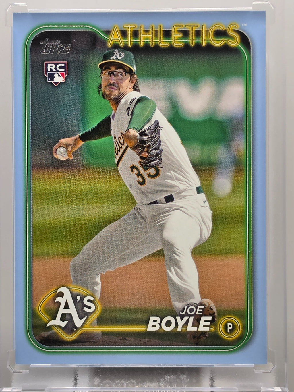 2024 Topps - Joe Boyle (RC) - Powdered Blue /50 - #443