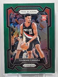 2023-24 Panini Prizm - Toumanu Camara (RC) - Green Prizm - #164