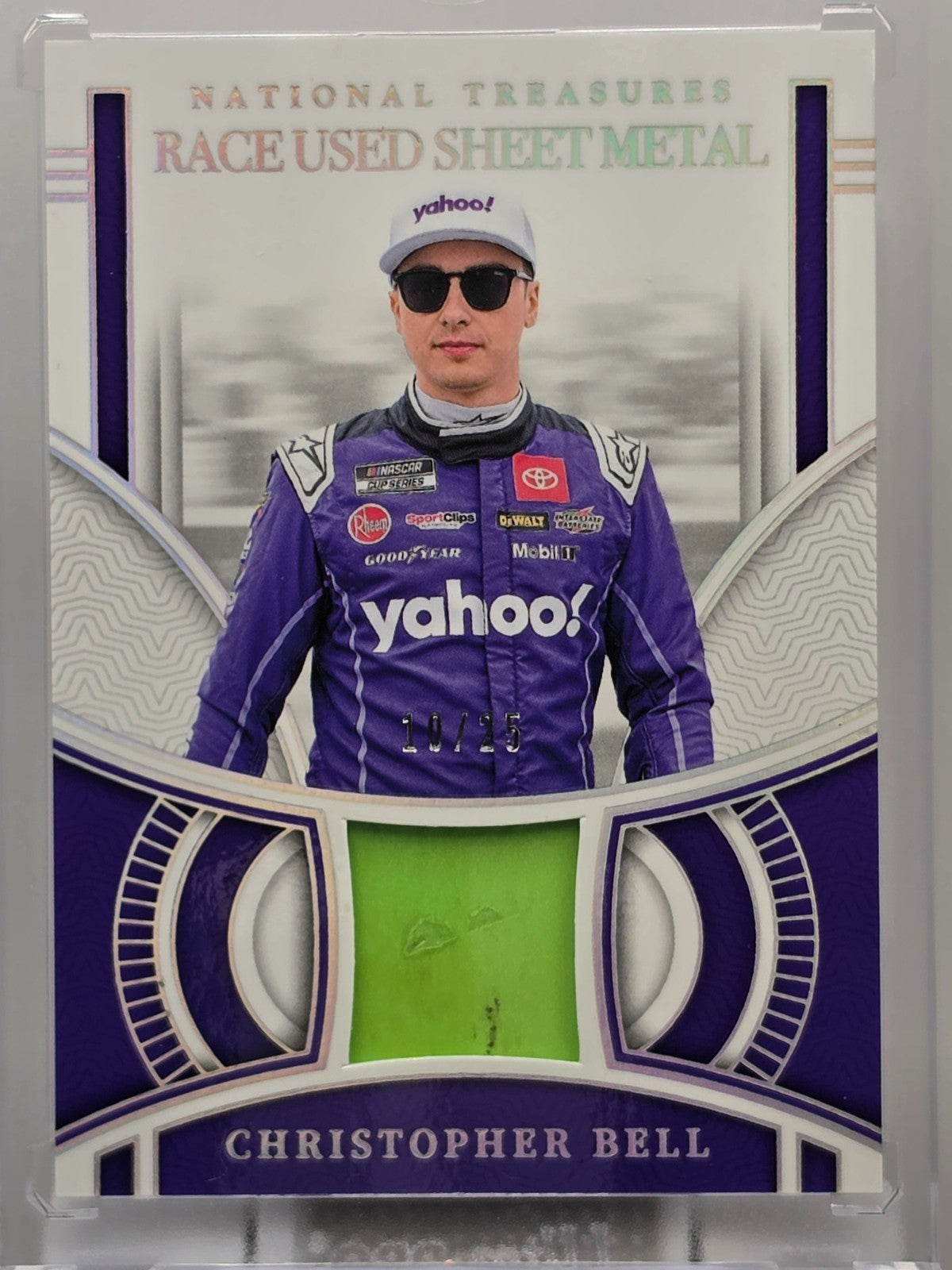 2024 National Treasures - Christopher Bell - Race Used Sheet Metal /25 #RUS-CBL