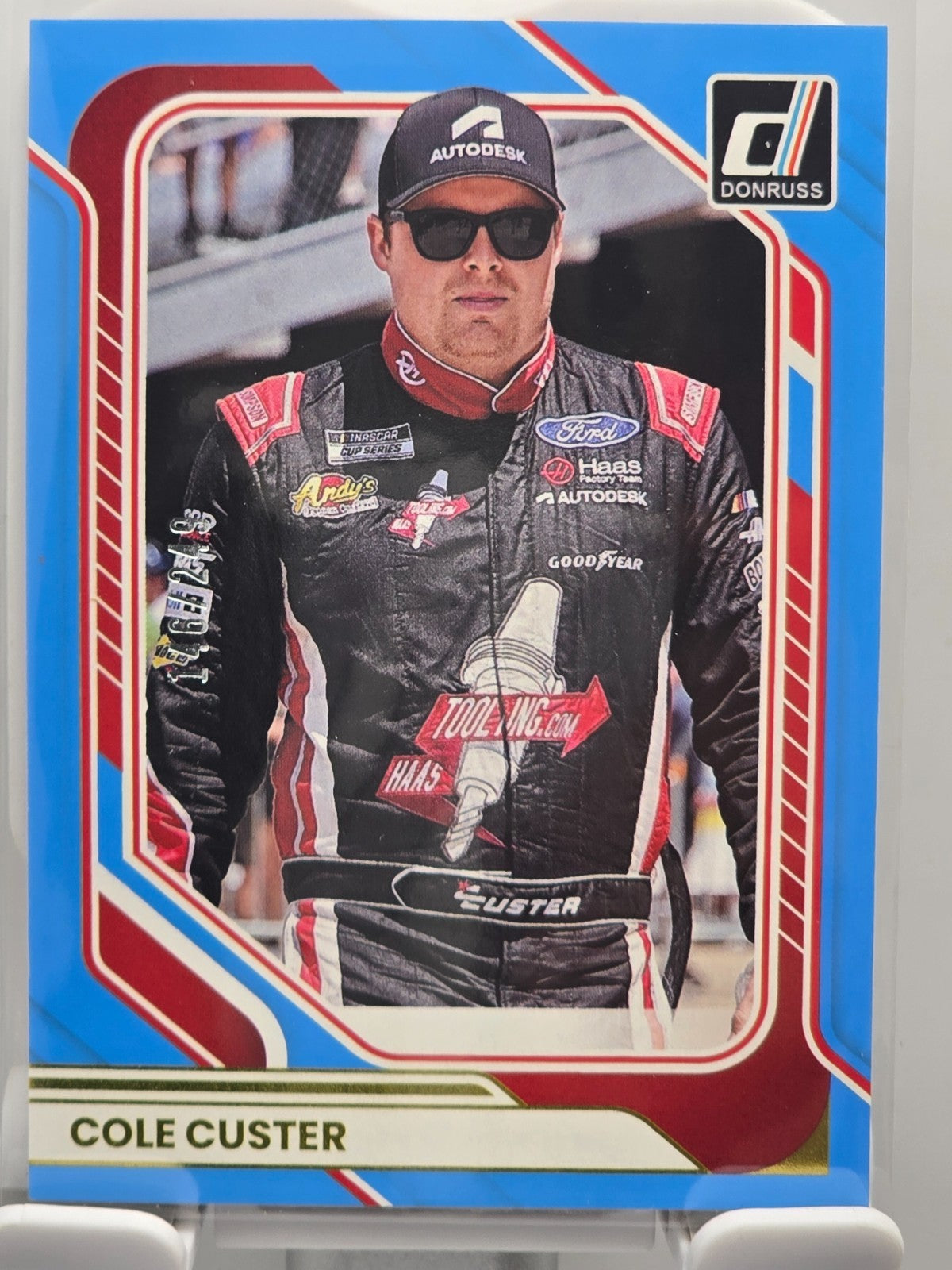 2026 Donruss NASCAR Racing - #91 Cole Custer - Carolina Blue Base /249