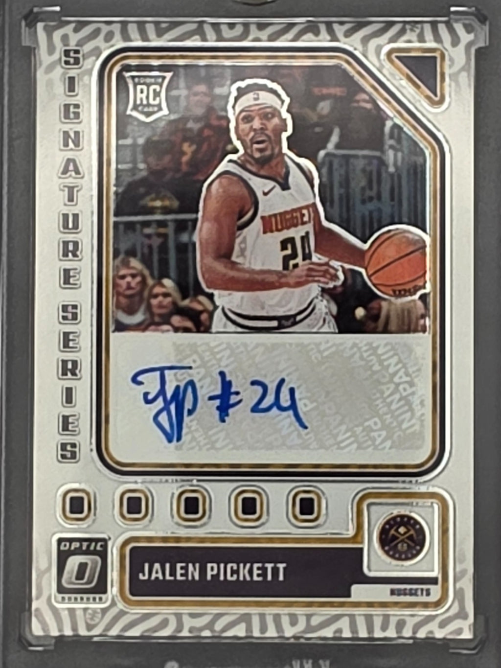 2023 Panini Donruss Optic Signature Series Jalen Pickett #SS-PKT Rookie Auto RC