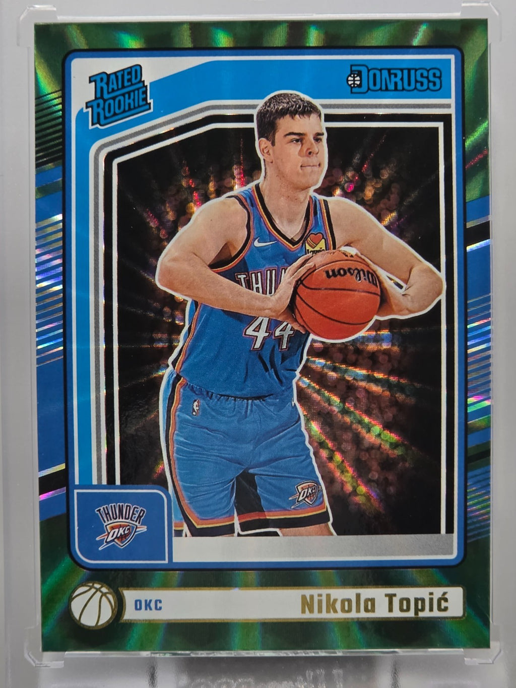 2023-24 Donruss - Nikola Topic (RC) - Holo Green Laser - #208