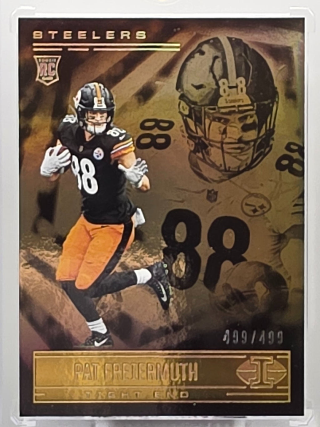 2021 Panini Illusions - Pat Freiermuth (RC) - 499/499 Bookend - #90