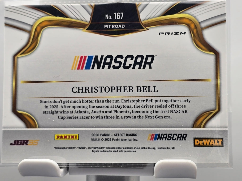 2026 Select Racing - #167 Christopher Bell - Pitroad - Silver SP