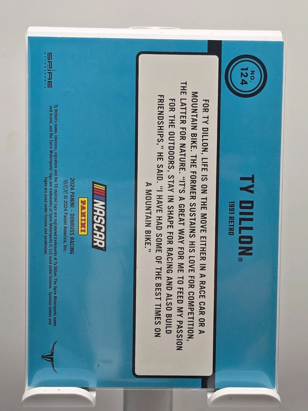 2024 Donruss Racing - #124 Ty Dillion - Lime Green /149