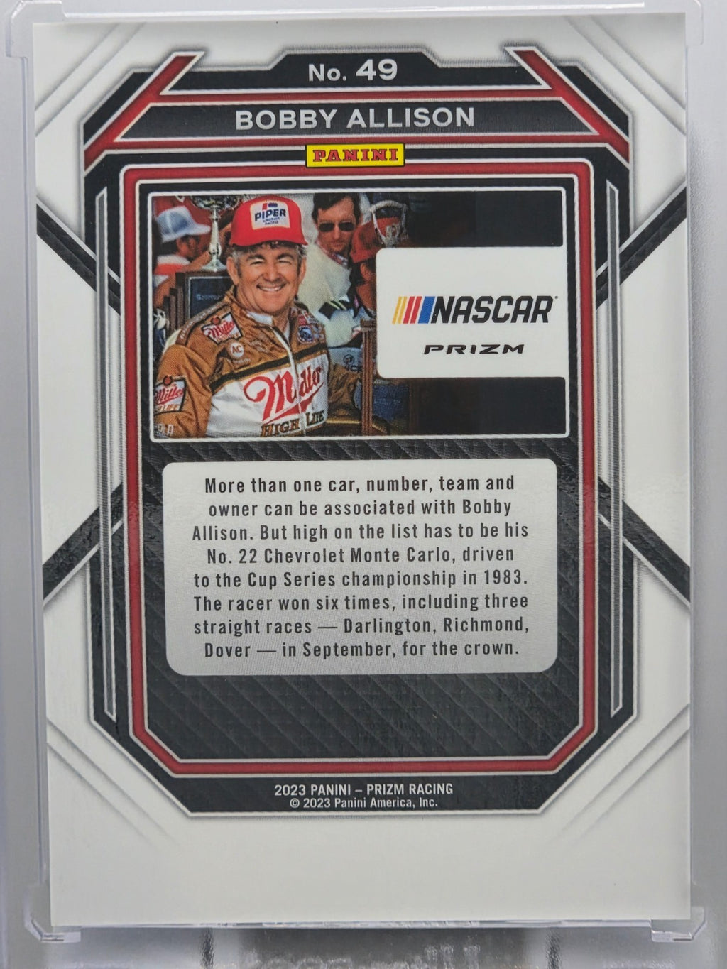 2023 Prizm Racing - Bobby Allison - Blue & Carolina Blue Hyper Prizm - #49